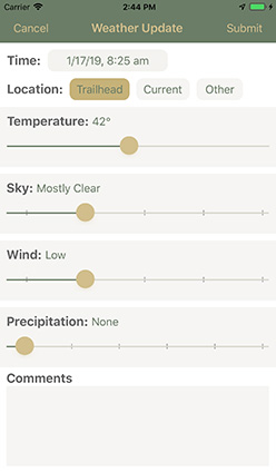 submit weather