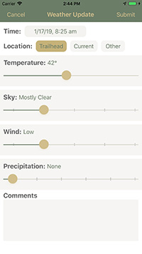 submit weather